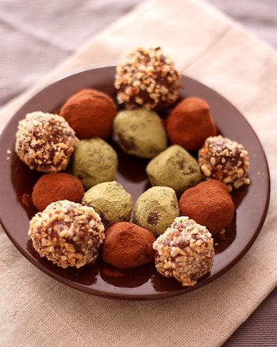 Truffes Chocolat & Pralin - Les Chocomaniaks