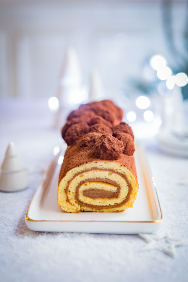Le biscuit roulé japonais, parfait pour les bûches de Noël : Il