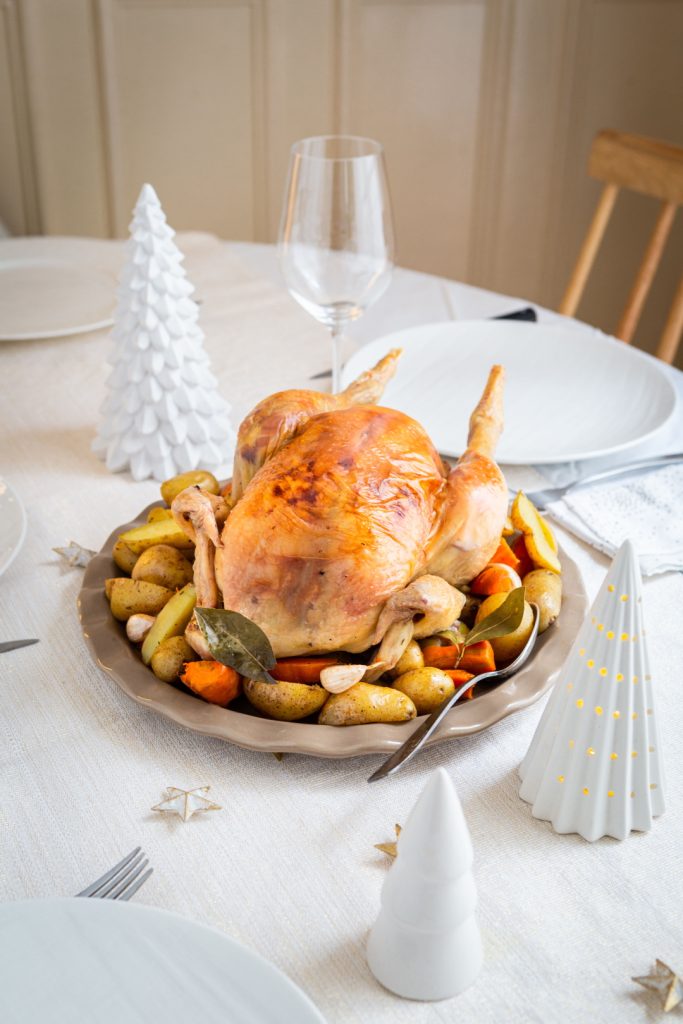 Recette du Poulet rôti de Noël aux épices